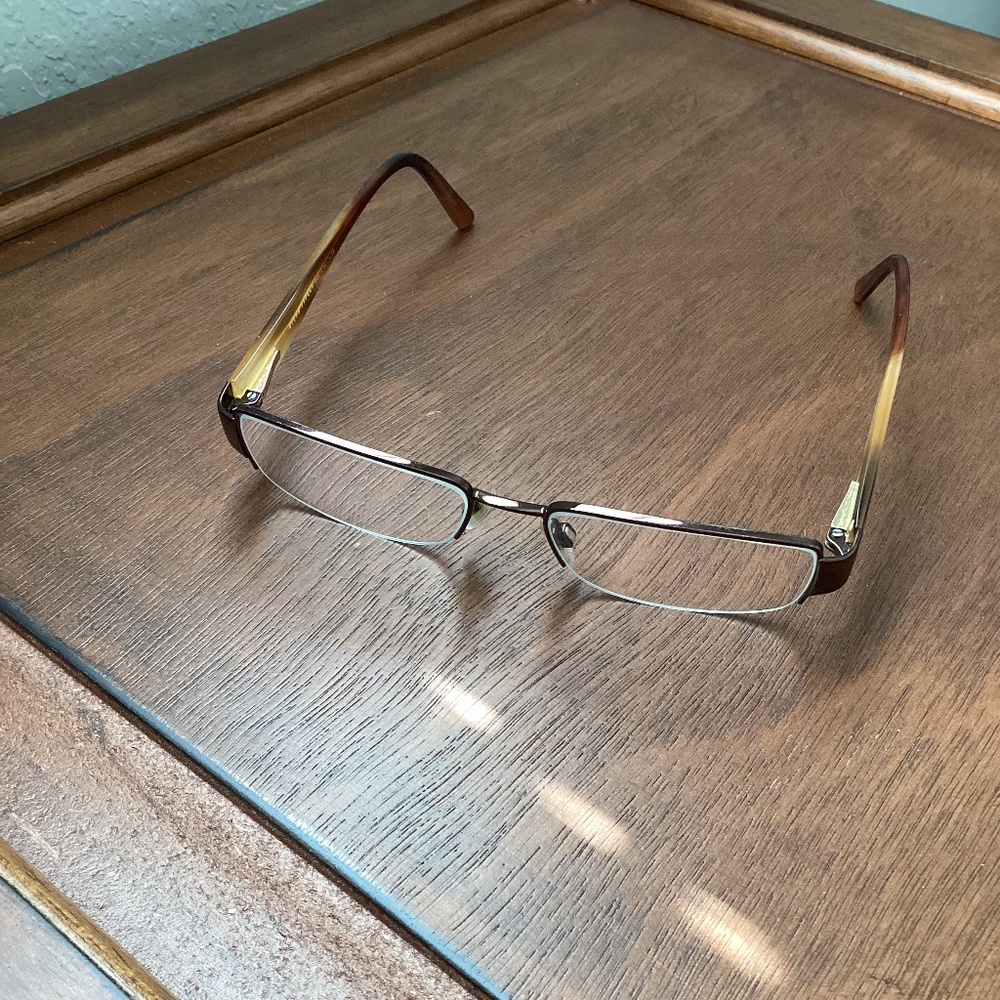 Ralph Lauren gold eyeglass frames